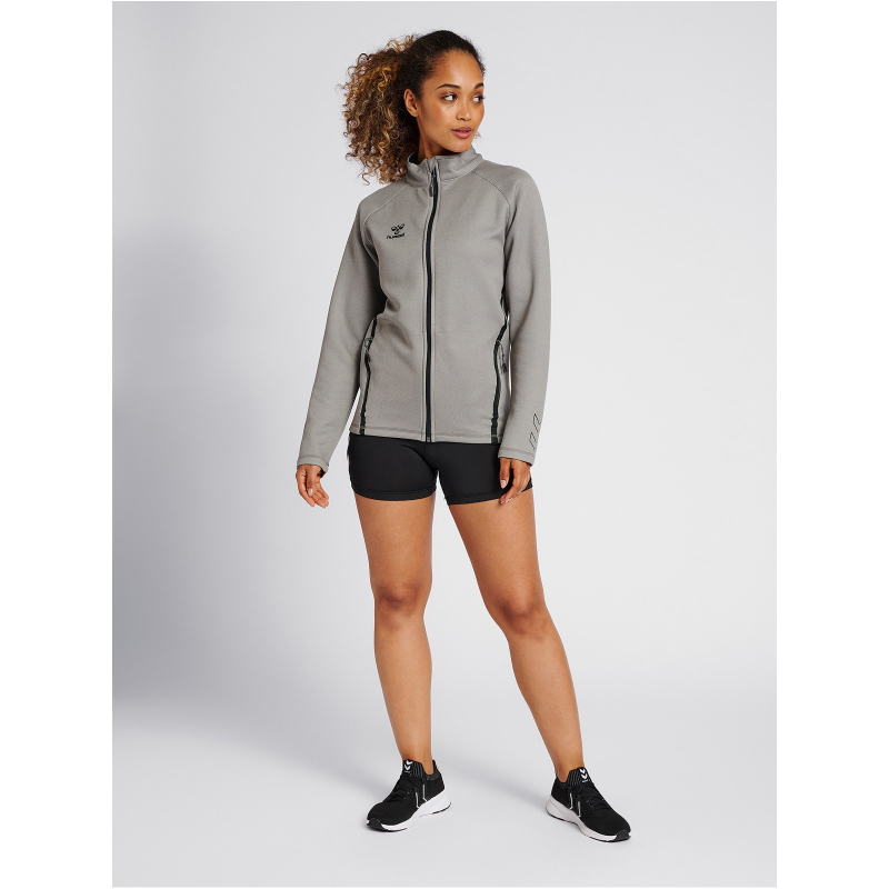 hummel Cima XK Zipjacke Damen grey melange M von Hummel