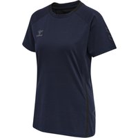 hummel Cima XK kurzarm Fitnessshirt Damen marine M von Hummel