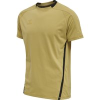 hummel Cima XK kurzarm Fitnessshirt Herren antique gold XXL von Hummel