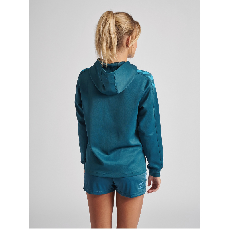 hummel Core XK Poly Hoodie Damen blue coral L von Hummel