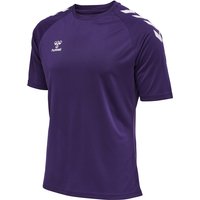 hummel Core XK Poly Trainingsshirt Herren acai/white L von Hummel