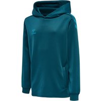 hummel Core XK Poly Hoodie Kinder blue coral 128 von Hummel