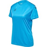 hummel Core XK Poly Trainingsshirt Damen blue danube L von Hummel