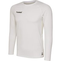 hummel First Performance langarm Funktionsshirt Herren white S von Hummel