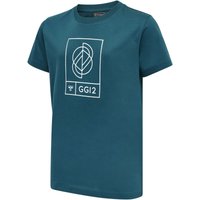 hummel GG12 Freizeitshirt Kinder deep lagoon 116 von Hummel