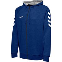 hummel GO Baumwoll Kapuzenjacke Herren true blue L von Hummel