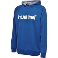 hummel GO Baumwoll Logo Hoodie Kinder true blue 164 von Hummel