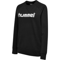 hummel GO Baumwoll Logo Sweatshirt Damen black L von Hummel