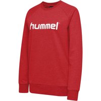 hummel GO Baumwoll Logo Sweatshirt Damen true red XS von Hummel