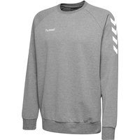 hummel GO Baumwoll Sweatshirt Kinder 2006 - grey melange 128 von Hummel