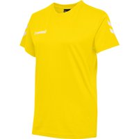 hummel GO Baumwoll T-Shirt Damen kurzarm sports yellow XL von Hummel