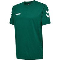 hummel GO Baumwoll T-Shirt Herren evergreen S von Hummel