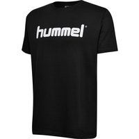 hummel GO Baumwoll T-Shirt Kinder black 152 von Hummel