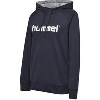 hummel GO Baumwoll Logo Hoodie Damen marine XXL von Hummel