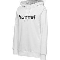 hummel GO Baumwoll Logo Hoodie Damen white M von Hummel