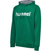 hummel GO Baumwoll Logo Hoodie Herren evergreen L von Hummel