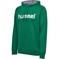 hummel GO Baumwoll Logo Hoodie Herren evergreen S von Hummel