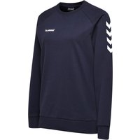 hummel GO Baumwoll Sweatshirt Damen marine XS von Hummel