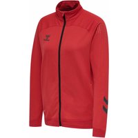 hummel LEAD Damen Polyester Zip Jacke true red L von Hummel