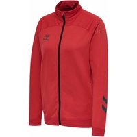 hummel LEAD Damen Polyester Zip Jacke true red XL von Hummel