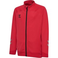 hummel LEAD Polyester Zip Jacke Kinder true red 140 von Hummel