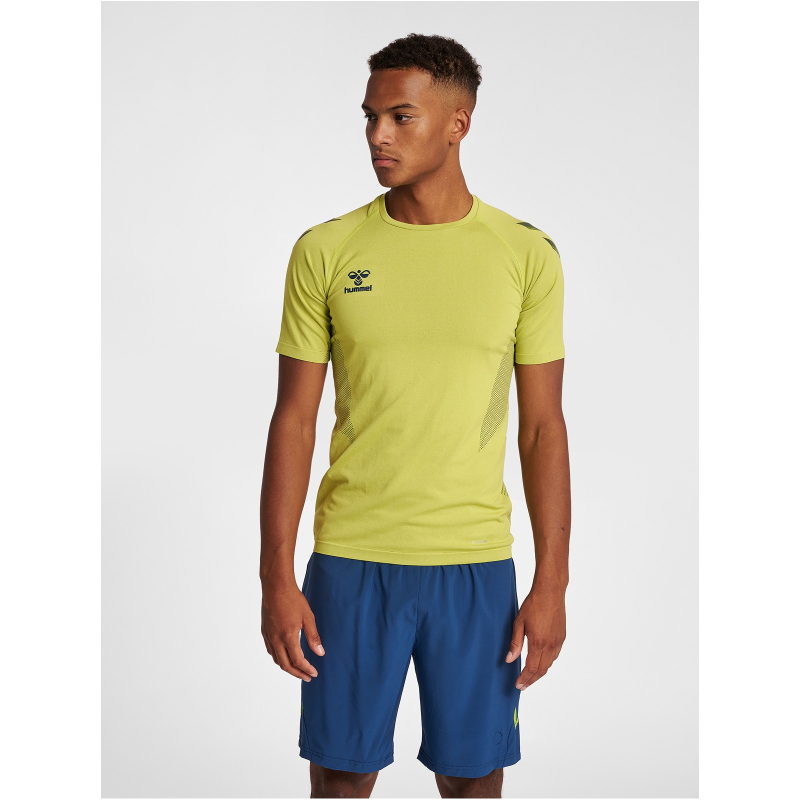 hummel LEAD Pro Seamless Trainingstrikot lime punch XS von Hummel