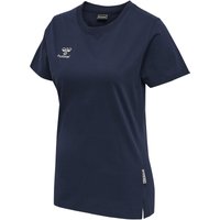 hummel MOVE Grid T-Shirt Damen 7026 - marine XL von Hummel