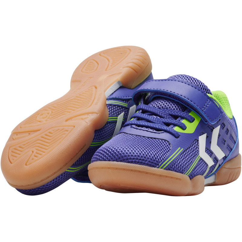 hummel Root Elite Handballschuhe mit Klettverschluss Kinder spectrum blue 35 von Hummel