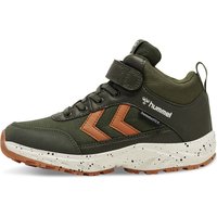 hummel Root hummelTEX Mid-Top Sneaker wasserabweisend Kinder 6297 - forest night 28 von Hummel