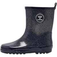 hummel Rubber Boot Glitter Gummistiefel Kinder 1009 - black iris 24 von Hummel