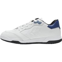hummel Topspin Reach LX-E Archive Sneaker white/majolica blue 41 von Hummel