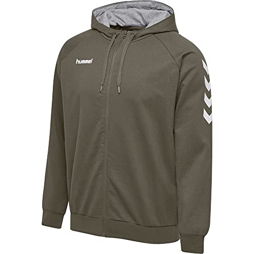 Hummel Unisex Kinder Hmlgo Kids Cotton Zip Hoodie Kapuzenjacke, GRAPE LEAF, 116 Hummel Unisex Kinder Hmlgo Kids Cotton Zip Hoodie Kapuzenjacke, GRAPE LEAF, 116 von hummel
