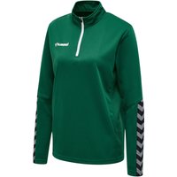 hummel Authentic 1/2-Zip Sweatshirt Damen evergreen XL von Hummel