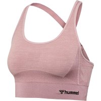 hummel hmlCLEA Seamless Sports Top 3319 - woodrose/rose taupe melange XS von Hummel