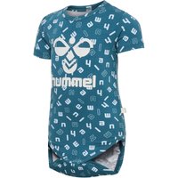 hummel hmlDREAM AOP kurzarm Baby-Body 7058 - blue coral 68 von Hummel