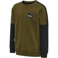 hummel hmlEDWARD Sweatshirt Jungen 6086 - dark olive 140 von Hummel