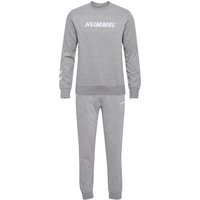 hummel hmlELEMENTAL Jogginganzug mit Kapuze Herren 1927 - grey melange/grey melange M hummel hmlELEMENTAL Jogginganzug mit Kapuze Herren 1927 - grey melange/grey melange M von Hummel