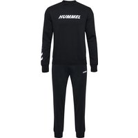 hummel hmlELEMENTAL Jogginganzug mit Kapuze Herren 2042 - black/black L von Hummel