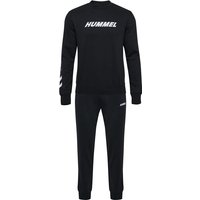 hummel hmlELEMENTAL Jogginganzug mit Kapuze Herren 2042 - black/black M von Hummel