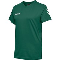 hummel GO Baumwoll T-Shirt Damen kurzarm evergreen XS hummel GO Baumwoll T-Shirt Damen kurzarm evergreen XS von Hummel