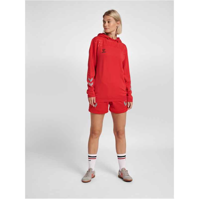 hummel LEAD Damen Polyester Hoodie true red L von Hummel