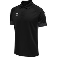 hummel LEAD Funktions-Poloshirt Kinder black 176 von Hummel