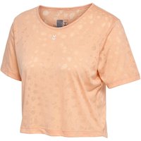 hummel hmlMT IRIS Burnout Crop T-Shirt Damen 3037 - almost apricot L von Hummel