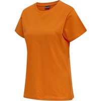 hummel hmlRED Heavy T-Shirt Damen orange tiger S von Hummel