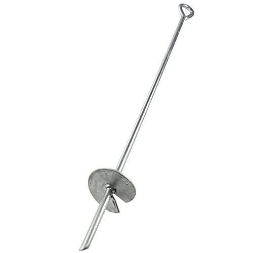 Erdanker Sturmsicherung 60 cm lang - Stahl Anker - Bodenanker für Zelte, Spielgeräte, Slackline Erdanker Sturmsicherung 60 cm lang - Stahl Anker - Bodenanker für Zelte, Spielgeräte, Slackline von Hummelladen