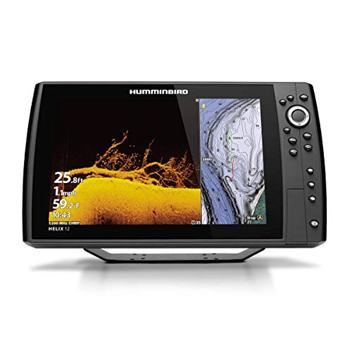 Humminbird Unisex-Adult NS-761 Helix 12 Chirp MEGA DI+ GPS G4N, Preto, Standard von Humminbird