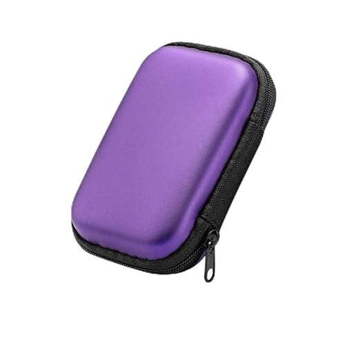 Hundor Hartschalenkoffer für MIYOO Mini Plus R36S R35S RGB20SXU10 Handheld-Spielkonsole Schutztasche Reiseaufbewahrungstasche für ANBERNIC RG35XX RG35XX Plus (Lila) von Hundor