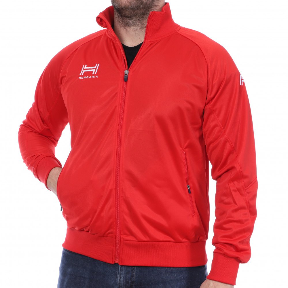 Hungaria Training Premium 15 Jacket Rot XL Mann von Hungaria