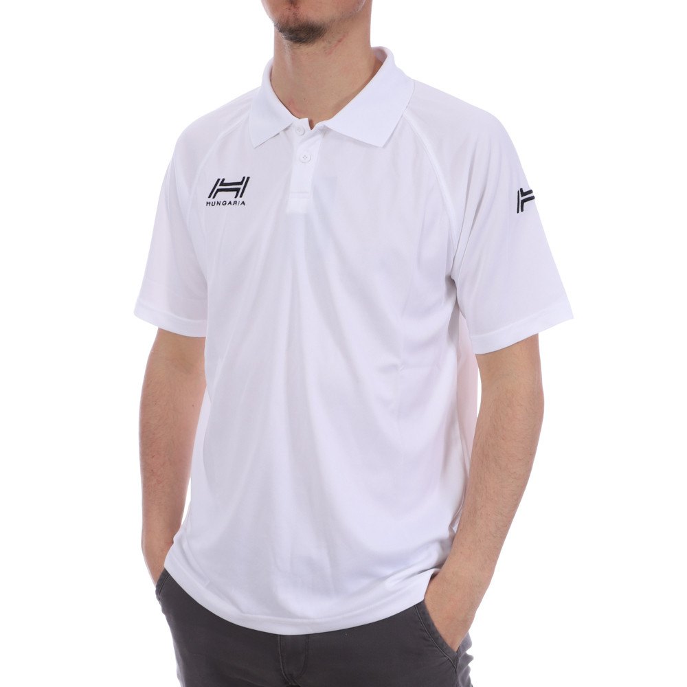 Hungaria Training Premium Short Sleeve Polo Weiß L Mann von Hungaria