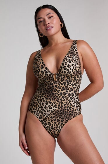 Hunkemöller Shaping Badeanzug Luxe Animalia Braun Hunkemöller Shaping Badeanzug Luxe Animalia Braun von Hunkemöller